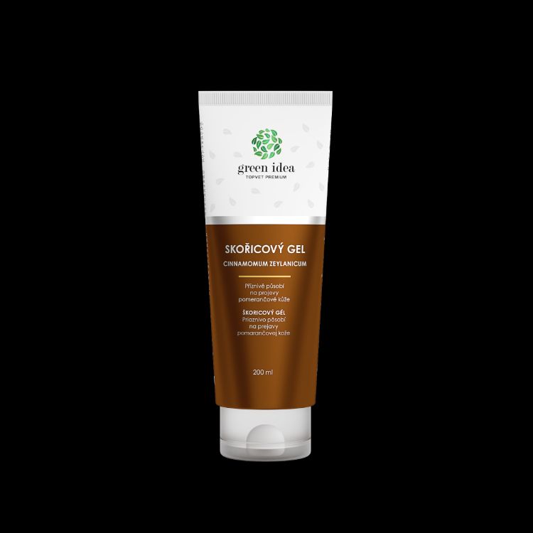 Obrázek Skořicový masážní gel v tubě 200 ml - Green idea