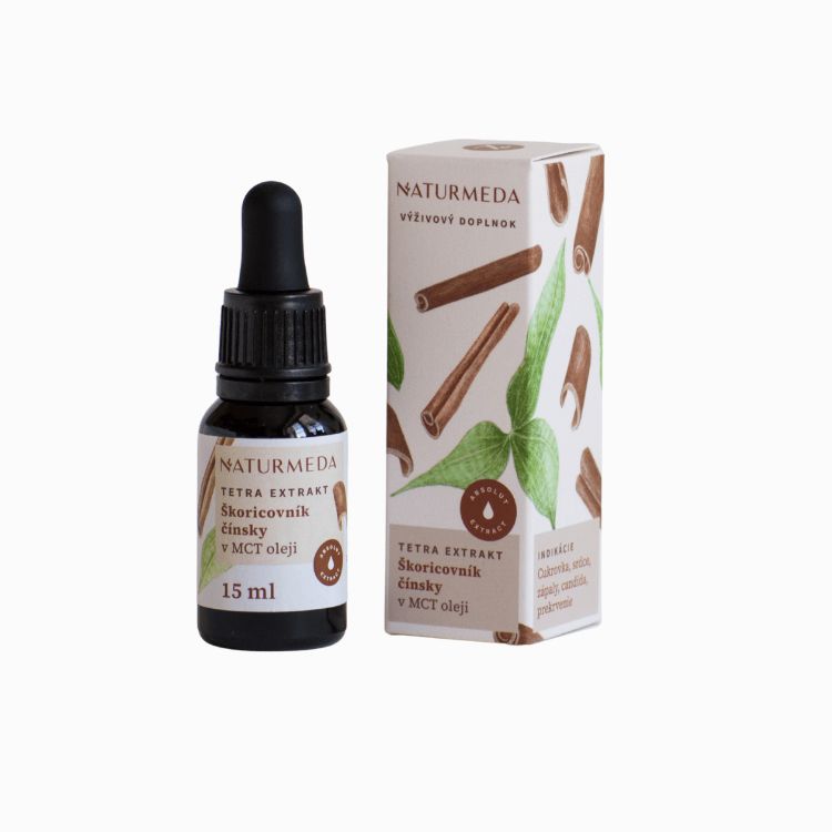 Obrázek Škorica cejlónska – Tetra bylinný extrakt – 15 ml – Naturmeda