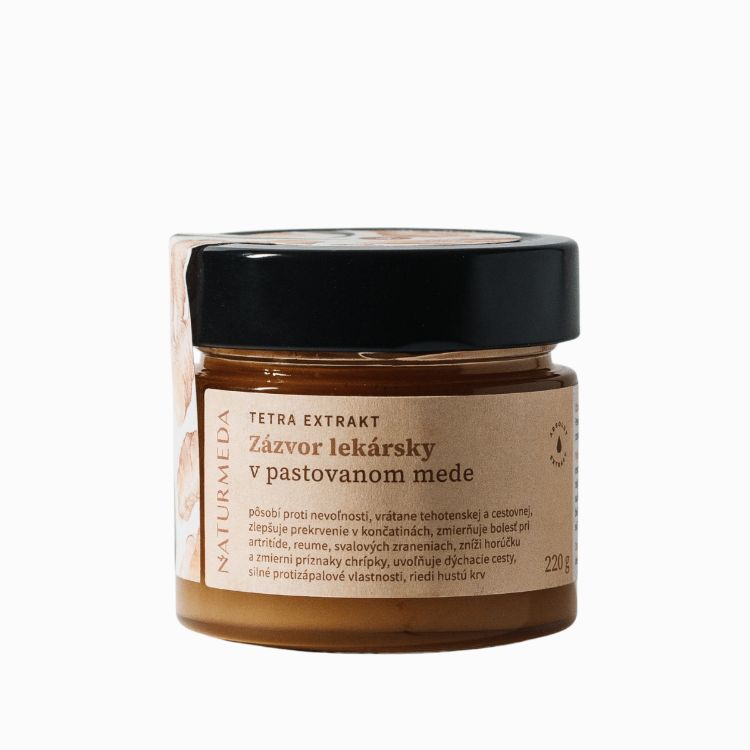 Obrázek Terapeutický med se zázvorem lékařským - 220 g - Naturmeda