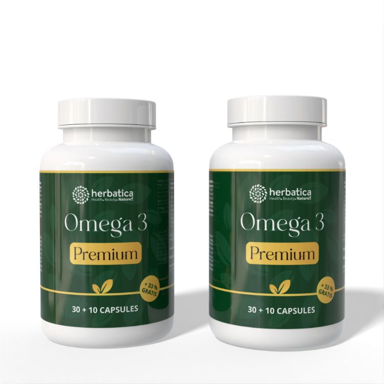 Obrázek Zvýhodněný set: 2x Omega 3 Premium – 40 kapslí – Herbatica