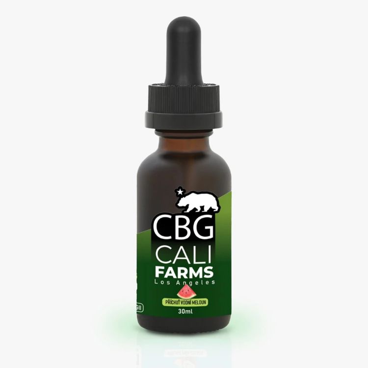 Obrázek CBD + CBG Olej (2000 mg CBD + 500 mg CBG) – Vodní meloun – 30 ml – CaliFarms