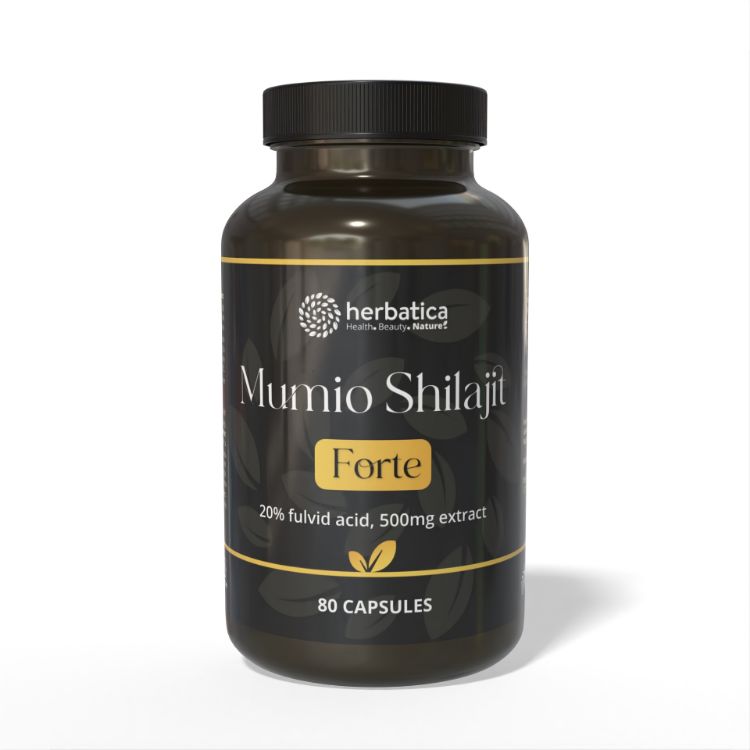 Obrázek Mumio Shilajit Forte - 80 kapslí - Herbatica