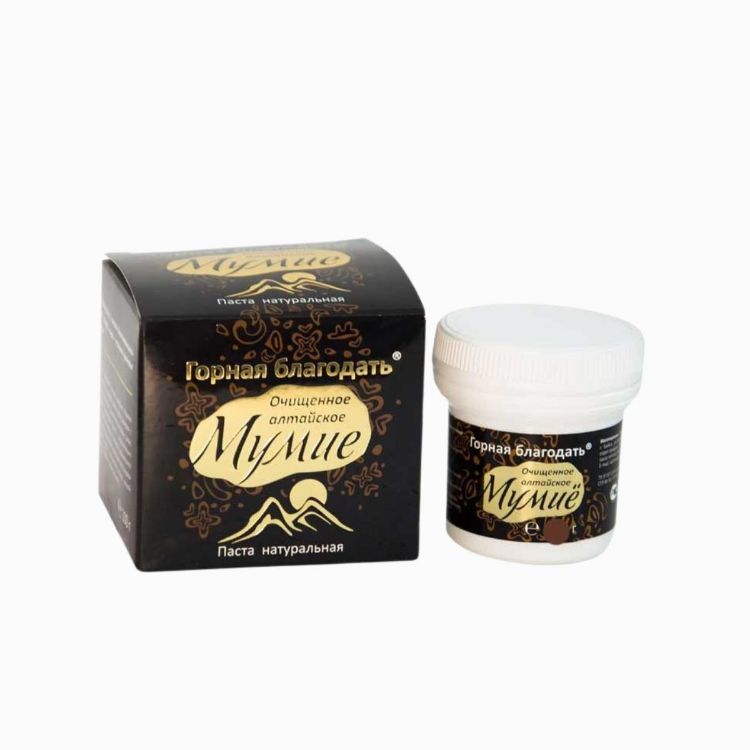 Obrázek Meandra Mumio - očištěné altajské v přirozené "tekuté formě"