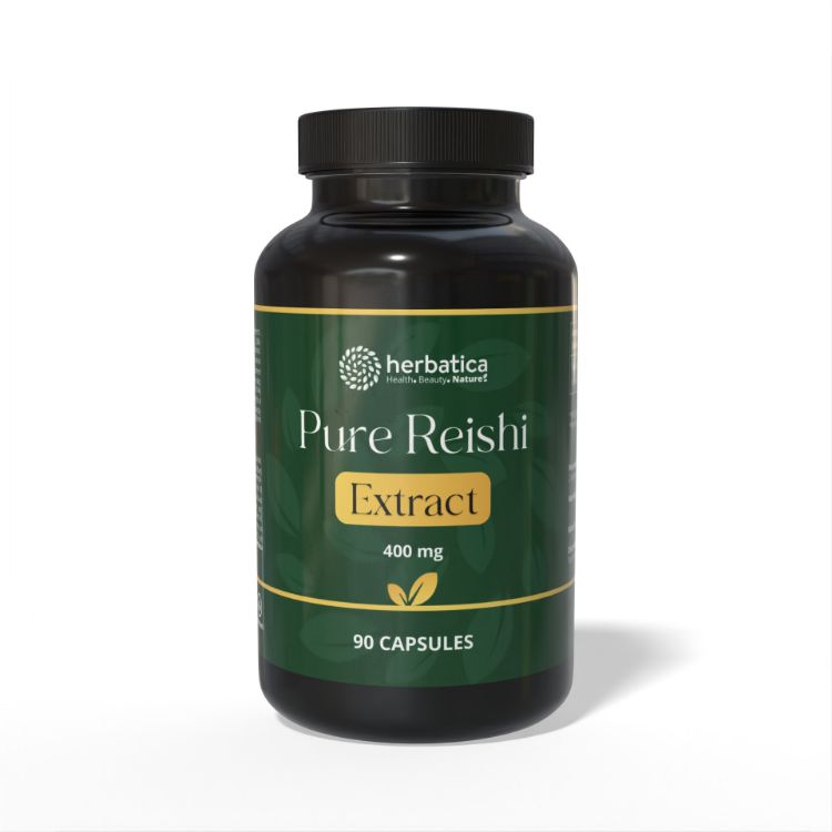 Obrázek Reishi Extract 30 % polysacharidů – 90 kapslí – Herbatica