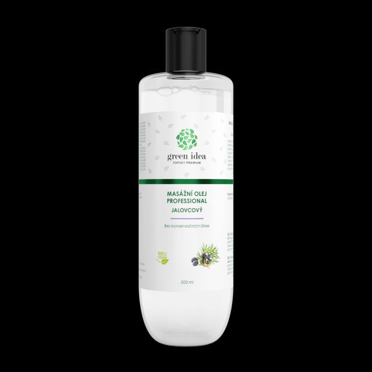 Obrázek Jalovcový masážní olej 500 ml - Green idea