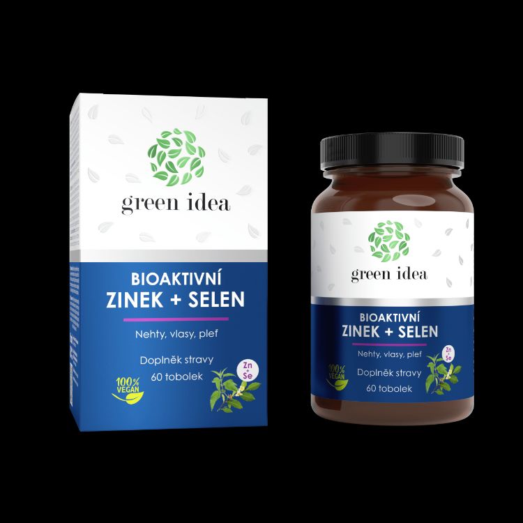 Obrázek Bioaktivní zinek+selen - tobolky 60 ks - Green idea