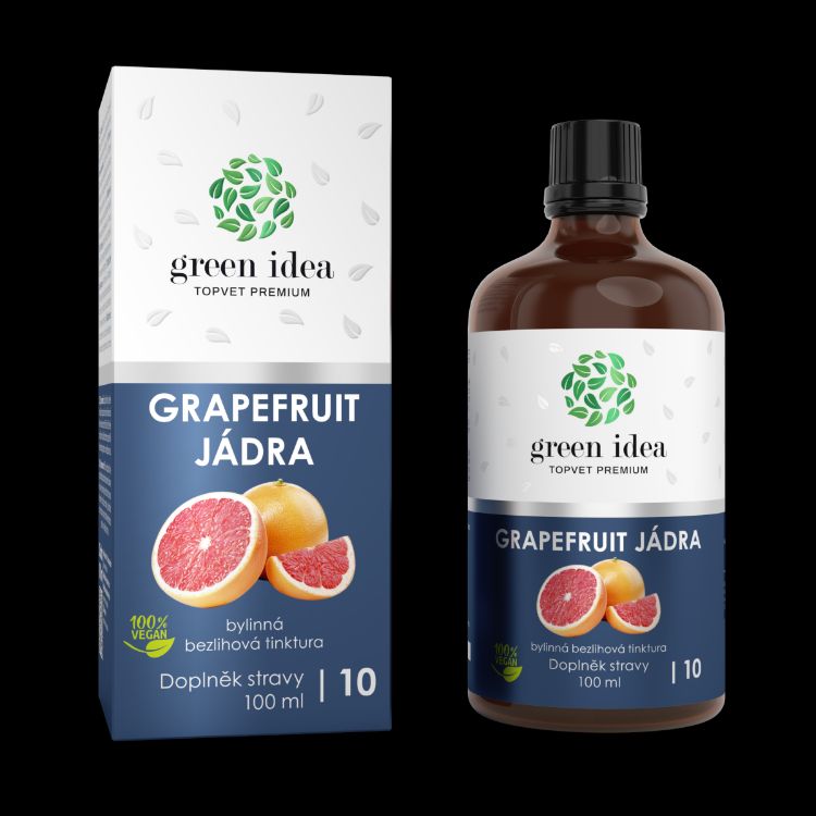 Obrázek Grapefruit jádra - bezlihová tinktura 100 ml - Green idea