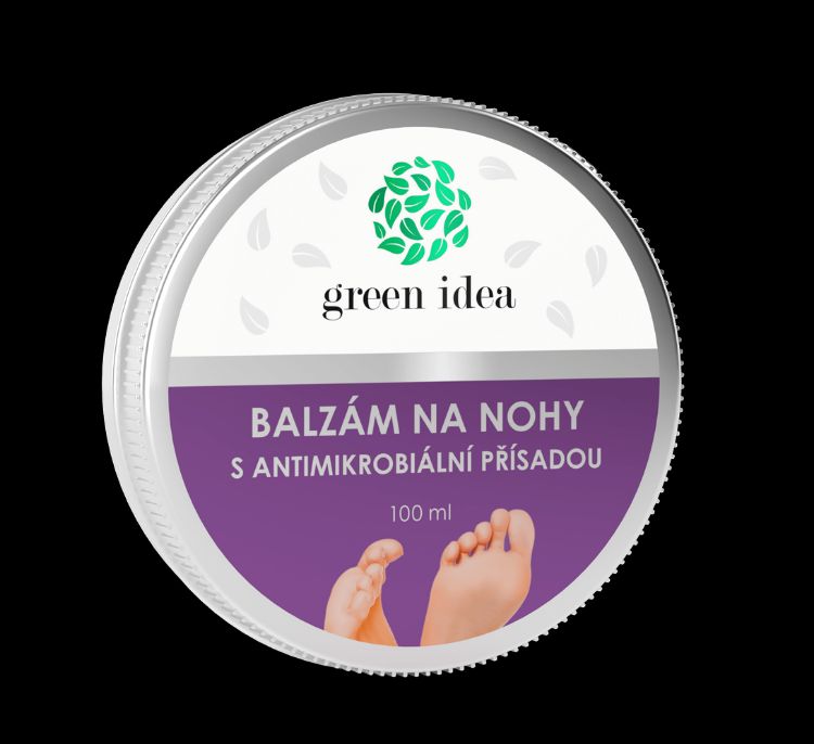 Obrázek Balzám na nohy s antimikrobiální přísadou 100 ml - Green idea