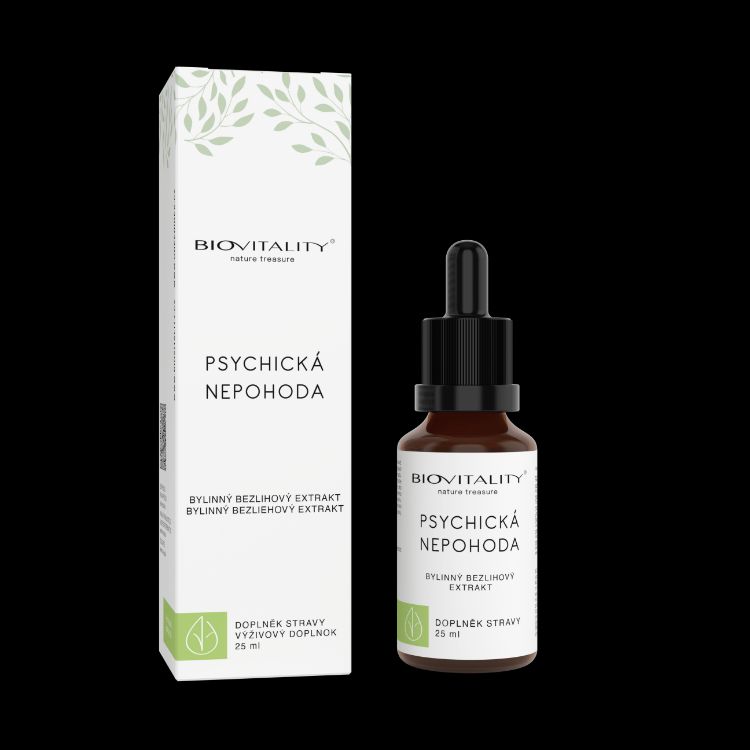 Obrázek Psychická nepohoda bezlihová tinktura kapky 25 ml - Green idea