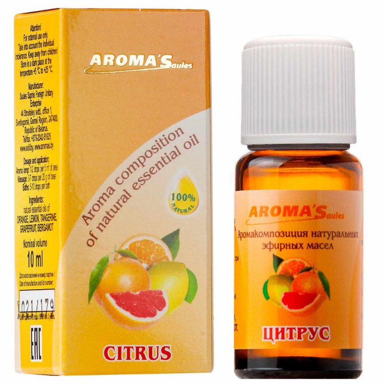 Obrázek Aroma´Saules Směs esenciálních olejů Citrus - 10 ml - Aroma'Saules