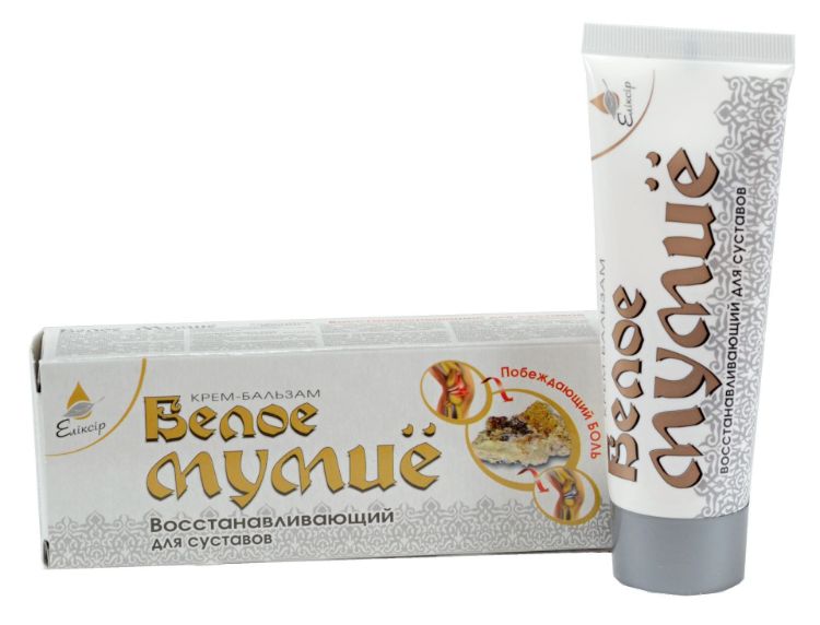 Obrázek Bílé Mumio - krém-balzám na regeneraci kloubů - Elixir - 75 ml