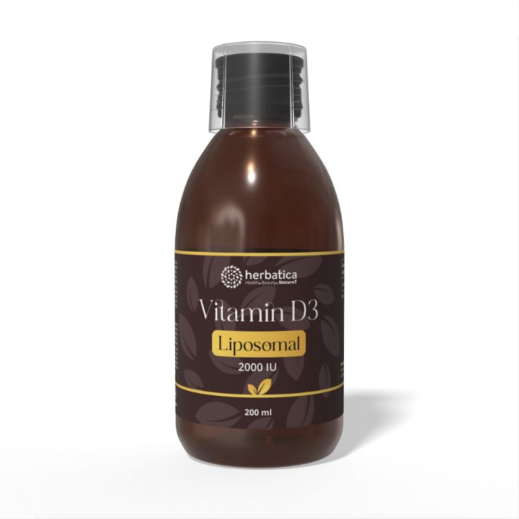 Obrázek Lipozomální vitamín D3 2000 IU – 200 ml – Herbatica