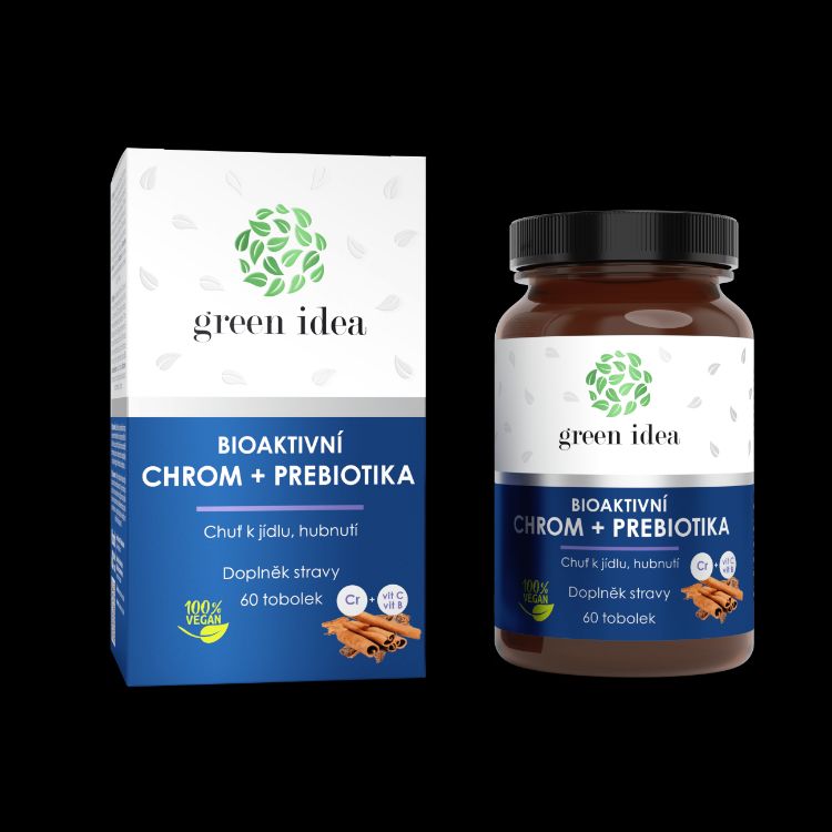 Obrázek Bioaktivní chrom+prebiotika - tobolky 60 ks - Green idea