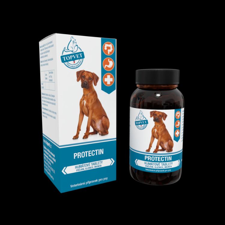 Obrázek Humátové tablety Protectin pro psy 90 ks - Green idea