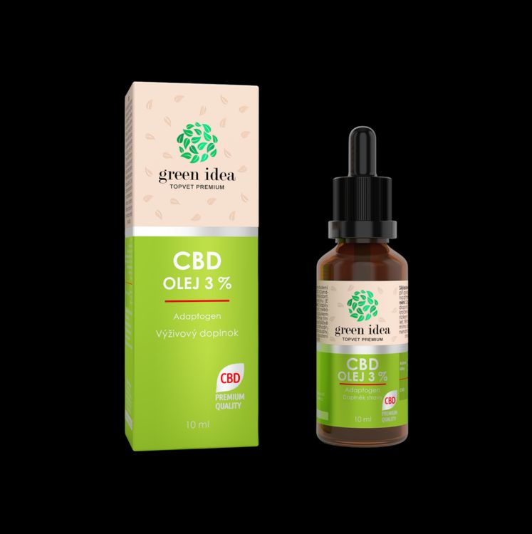 Obrázek CBD olej 3 % 10 ml - Green idea