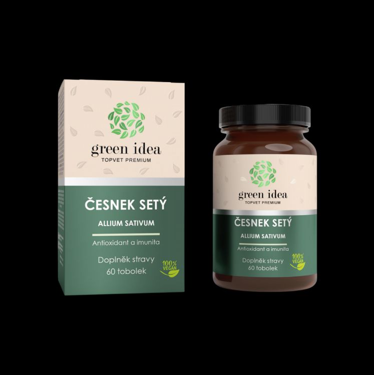 Obrázek Česnek bylinný extrakt - tobolky 60 ks - Green idea