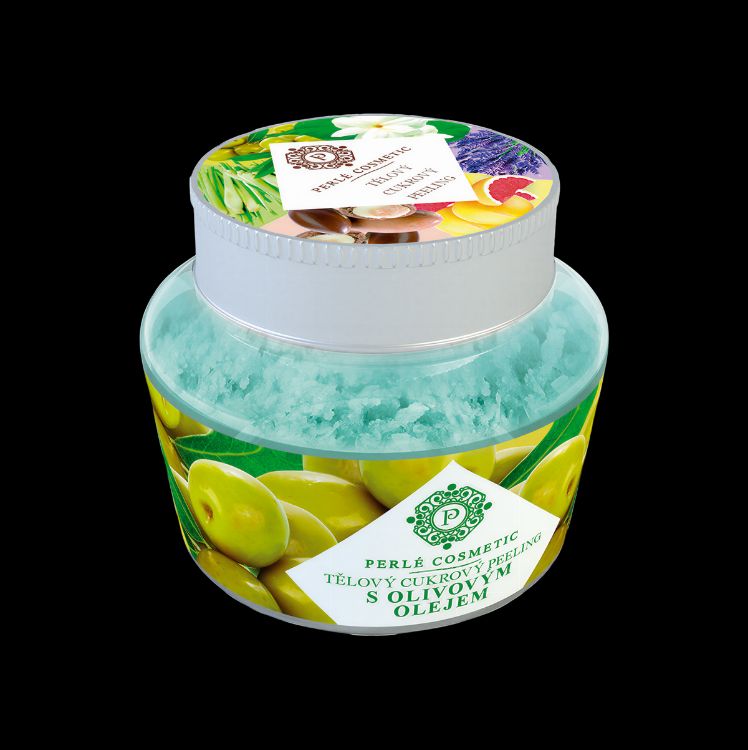 Obrázek Cukrový peeling s olivovým olejem 200 g - Green idea