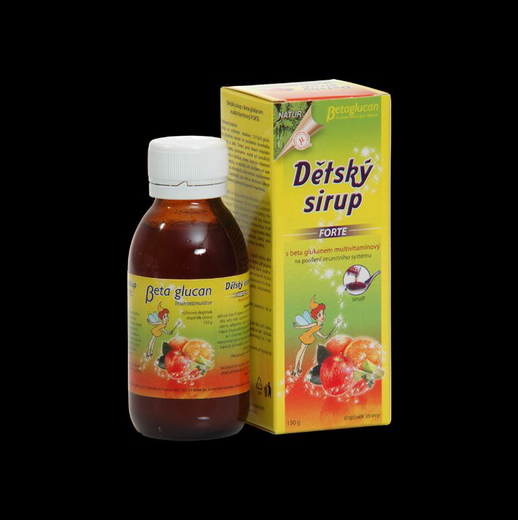 Obrázek Dětský sirup multivitaminový forte 130 g - Green idea