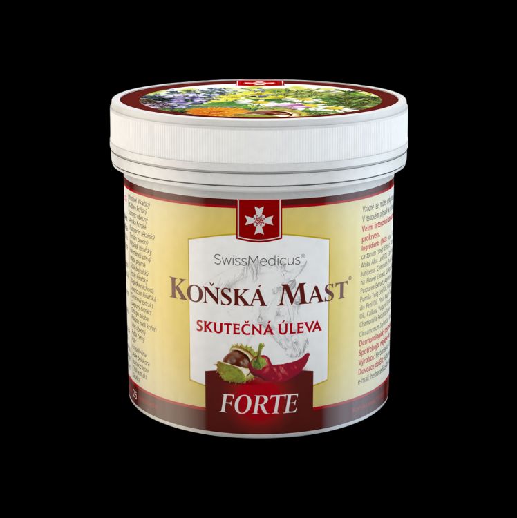 Obrázek Koňská mast forte hřejivá 250 ml - Green idea