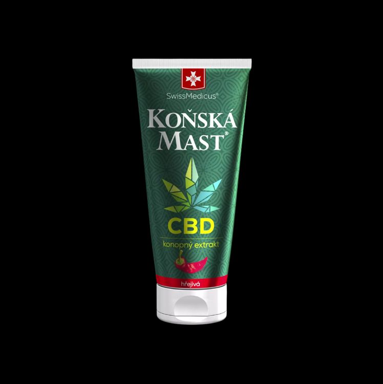 Obrázek Koňská mast s CBD hřejivá 200 ml - Green idea