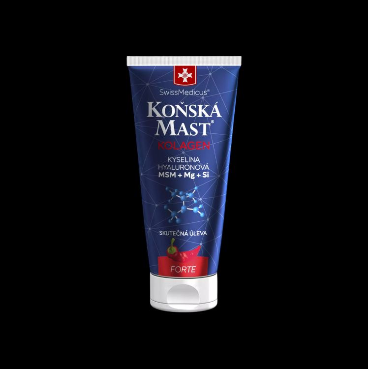 Obrázek Koňská mast s kolagenem forte hřejivá 200 ml - Green idea