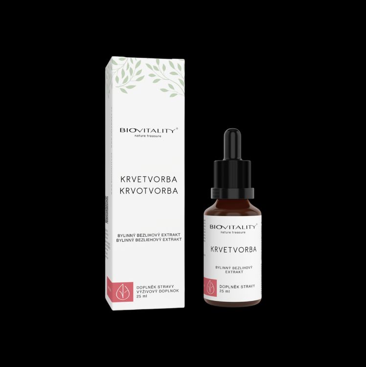 Obrázek Krvetvorba bezlihová tinktura - kapky 25 ml - Green idea