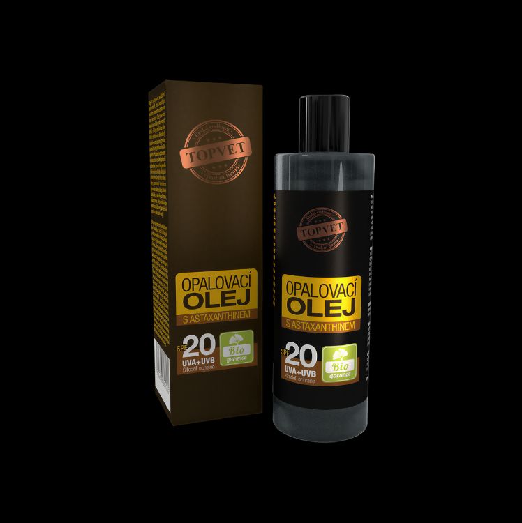 Obrázek Opalovací olej s astaxanthinem SPF 20 100 ml - Green idea