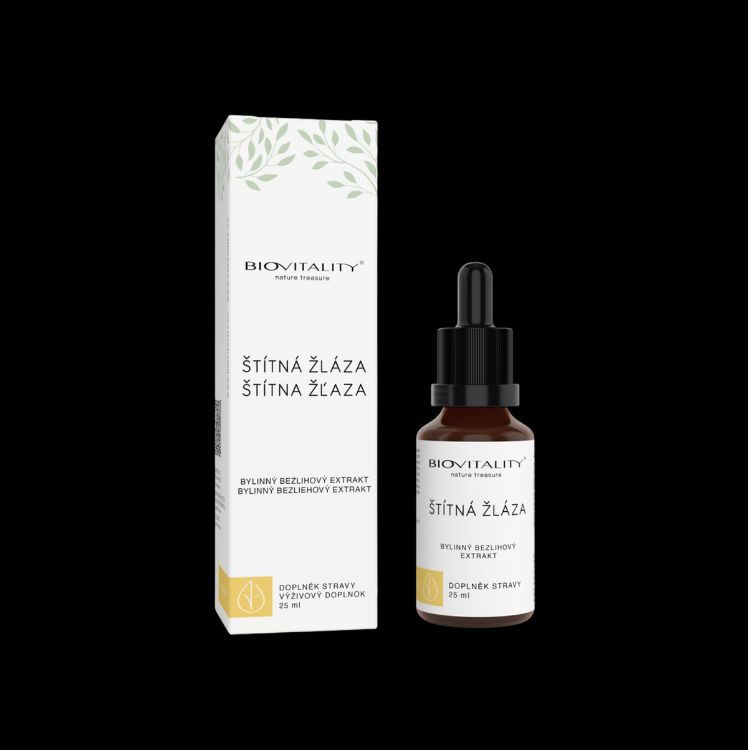 Obrázek Štítná žláza bezlihová tinktura - kapky 25 ml - Green idea