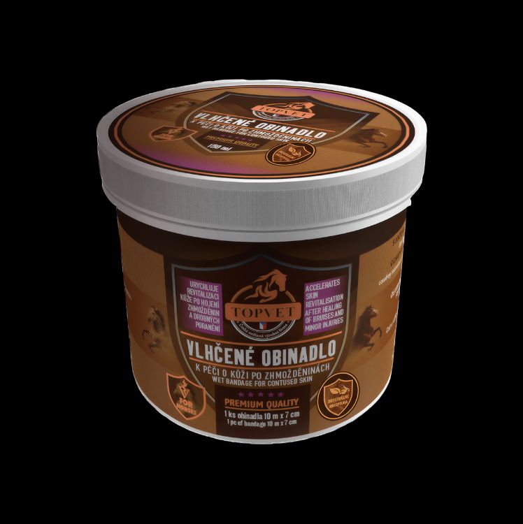 Obrázek Vlhčené obinadlo k péči o kůži po zhmožděninách - Green idea