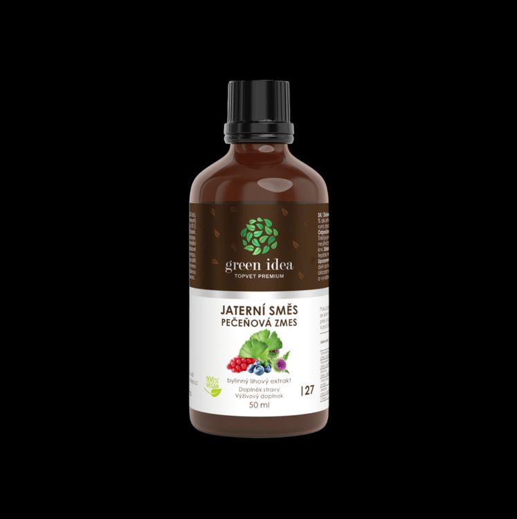 Obrázek Jaterní směs (kapky HEPAMIX) tinktura - kapky 50 ml - Green idea
