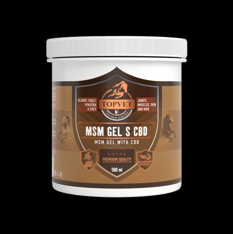 Obrázek MSM gel s CBD 500 ml - Green idea