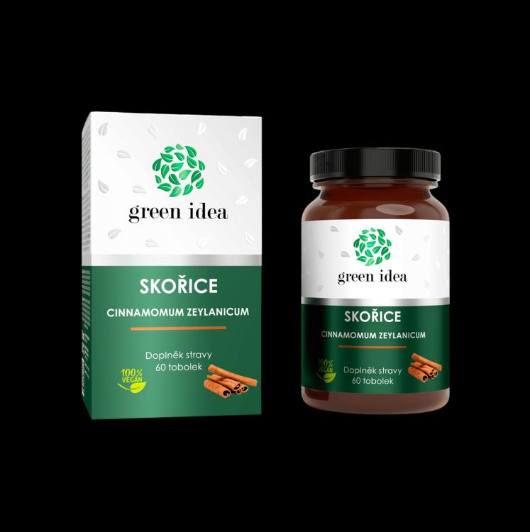 Obrázek Skořice - tobolky 60 ks - Green idea