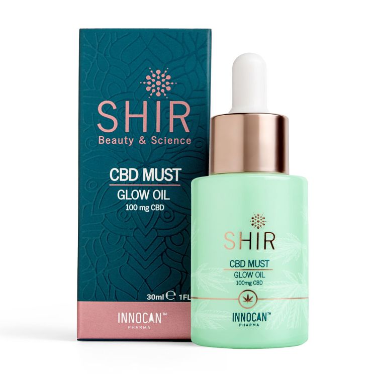 Obrázek CBD rozjasňující pleťový olej 30 ml - SHIR Beauty & Science