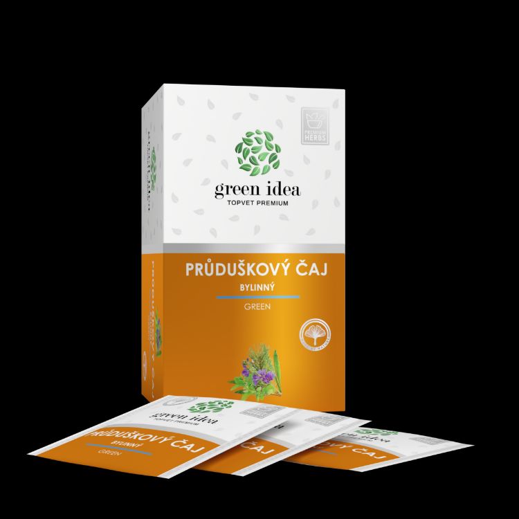 Obrázek Herbex Průduškový bylinný čaj 20 sáčků - Green idea