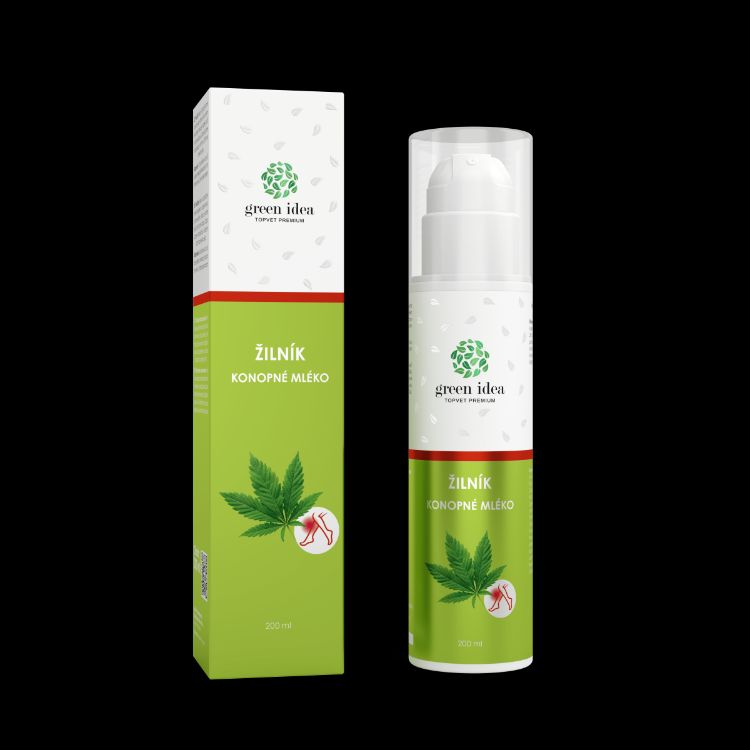 Obrázek Žilník - konopné mléko 200 ml - Green idea