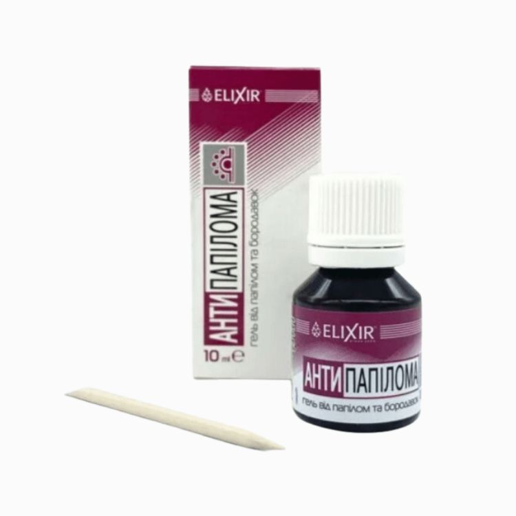 Obrázek Kosmetický gel na papilomy a bradavice – 10 ml – Elixir