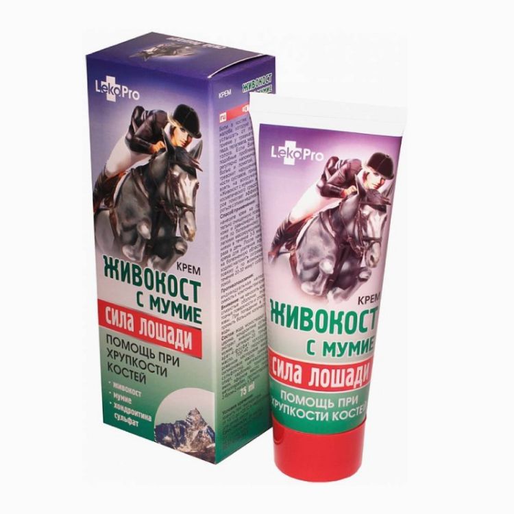 Obrázek KOŇSKÁ SÍLA Kostivalový krém s mumiem - 75 ml - LekoPro