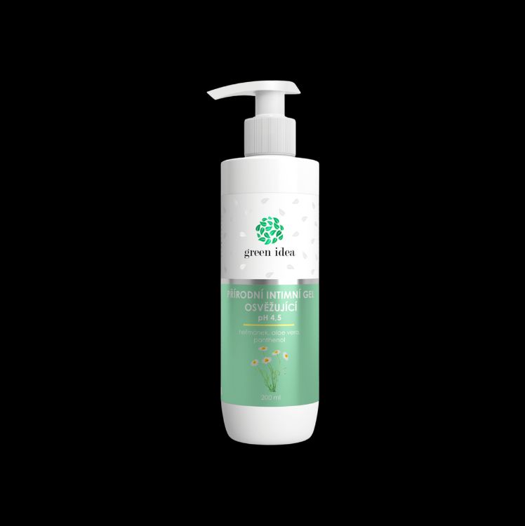 Obrázek Přírodní intimní gel - osvěžující 200 ml - Green idea