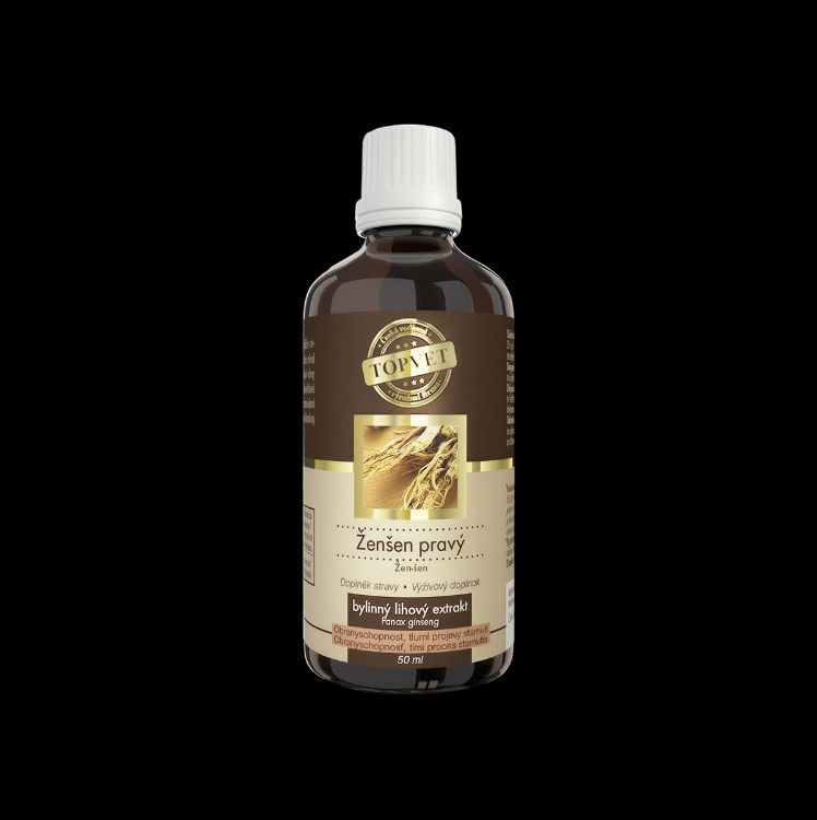 Obrázek Ženšen tinktura - kapky 50 ml - Green idea