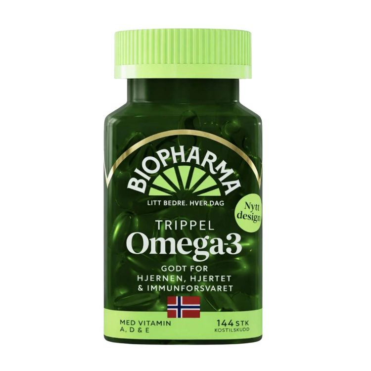 Obrázek Trippel Omega 3 - Biopharma - 144 kapslí