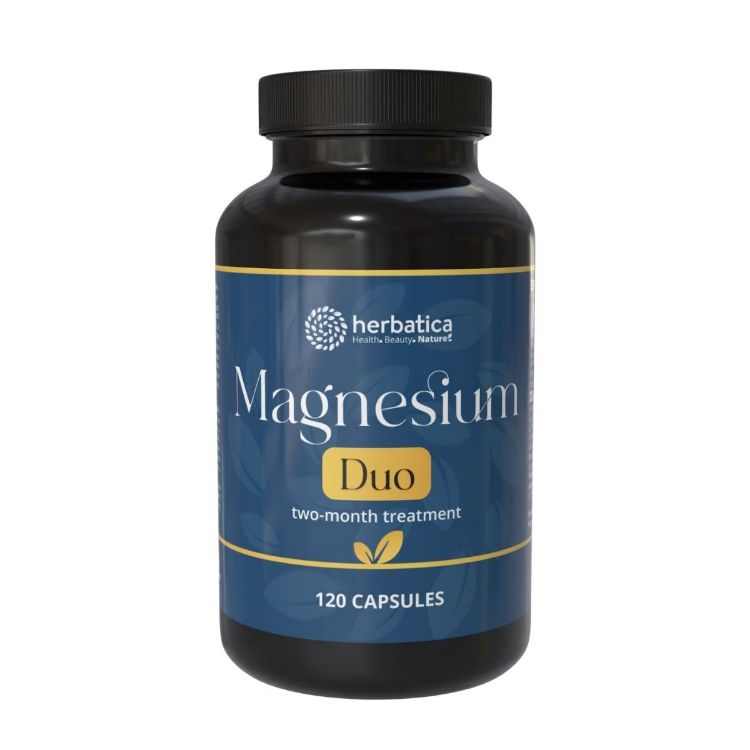 Obrázek Magnesium DUO dvouměsíční kúra - 120 kapslí - Herbatica