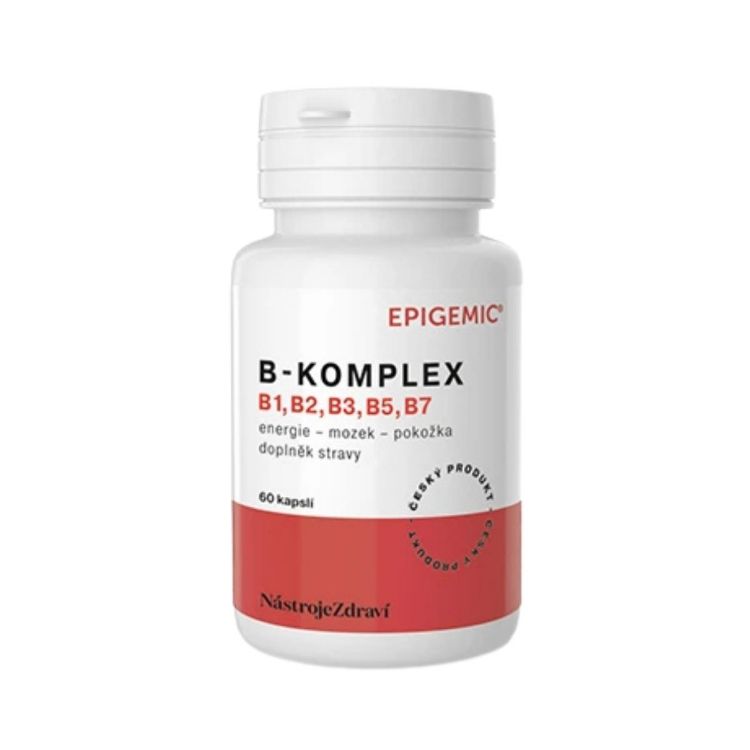 Obrázek B-KOMPLEX B1, B2, B3, B5, B7 - 60 kapslí - Epigemic®