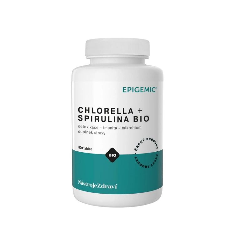 Obrázek Chlorella + Spirulina BIO - 800 tablet - Epigemic®