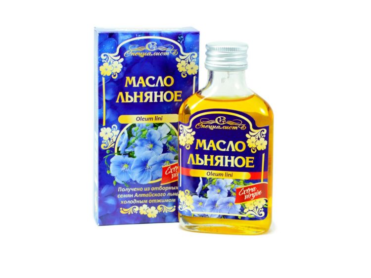 Obrázek Lněný olej, za studena lisovaný za studena lisovaný, panenský - Specialist Objem: 100 ml
