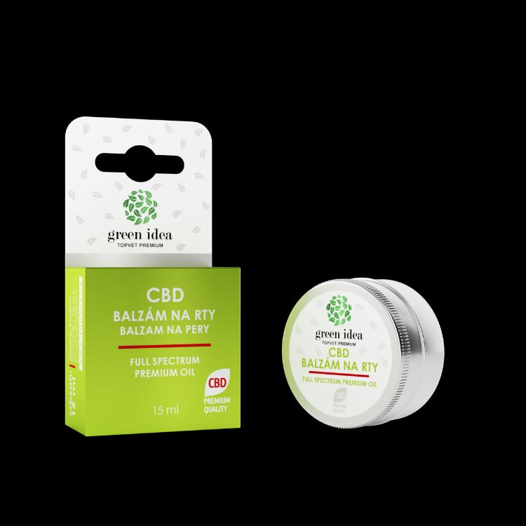 Obrázek CBD balzám na rty 15 ml - Green idea