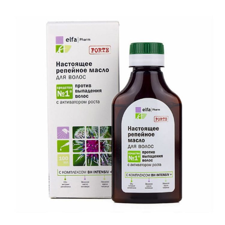 Obrázek Elfa Pharm Lopuchový olej na vlasy proti vypadávání vlasů - 100 ml -Elfa Pharm