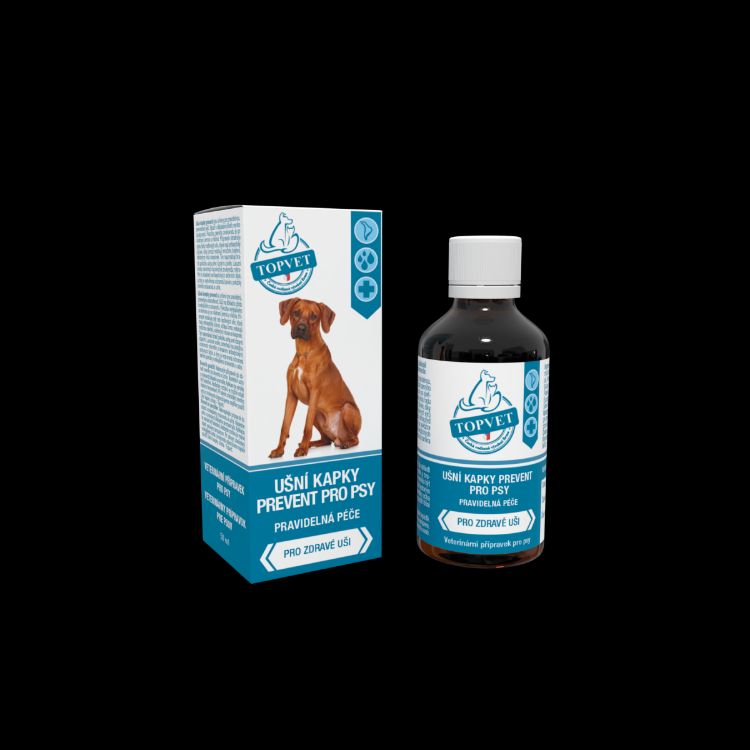 Obrázek Ušní kapky prevent pro psy 50 ml - Green idea