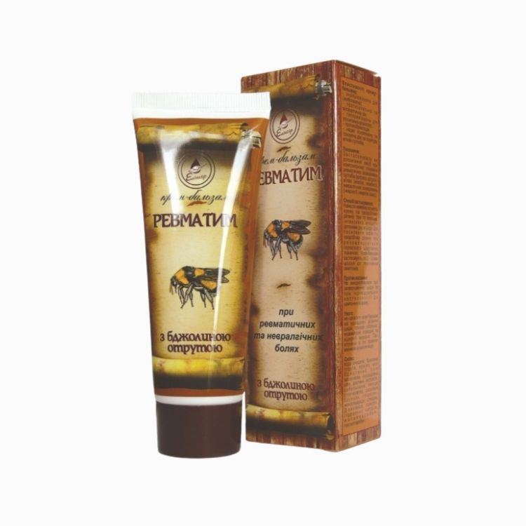Obrázek Krém Revmatim – při potížích s klouby a pohybovým aparátem, bolestech zad a revmatických obtížích – Elixir – 75 ml Varianta: 75ml