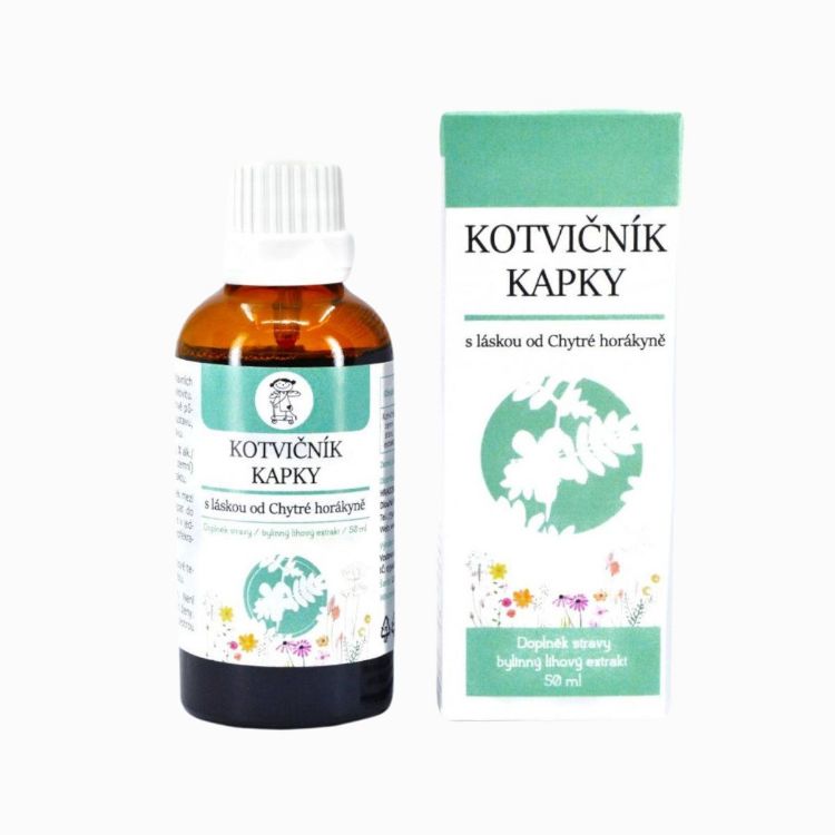Obrázek Kotvičníkové kapky - Bylinářství u Chytré Horákyně - 50 ml