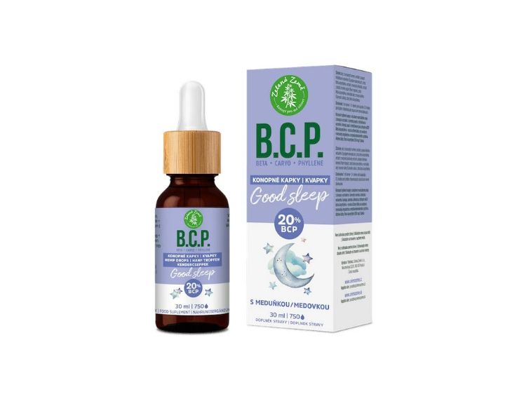 Obrázek Konopné kapky s BCP Dobrý spánek - 30 ml - Zelená Země